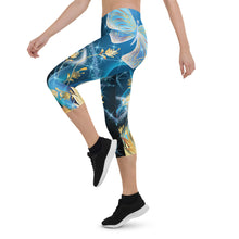 Load image into Gallery viewer, Beautiful Butterfly Capri Leggings
