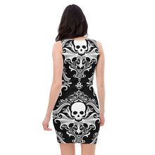 Load image into Gallery viewer, Gothic Victorian Skull Sublimated Dress
