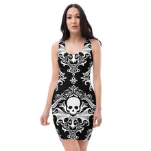 Load image into Gallery viewer, Gothic Victorian Skull Sublimated Dress