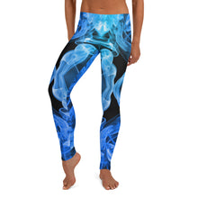 Load image into Gallery viewer, Blue Smoke Ankle Length Leggings
