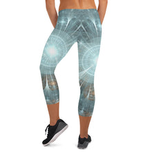 Load image into Gallery viewer, Gothic Cathedral Capri Leggings
