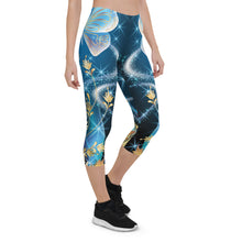 Load image into Gallery viewer, Beautiful Butterfly Capri Leggings
