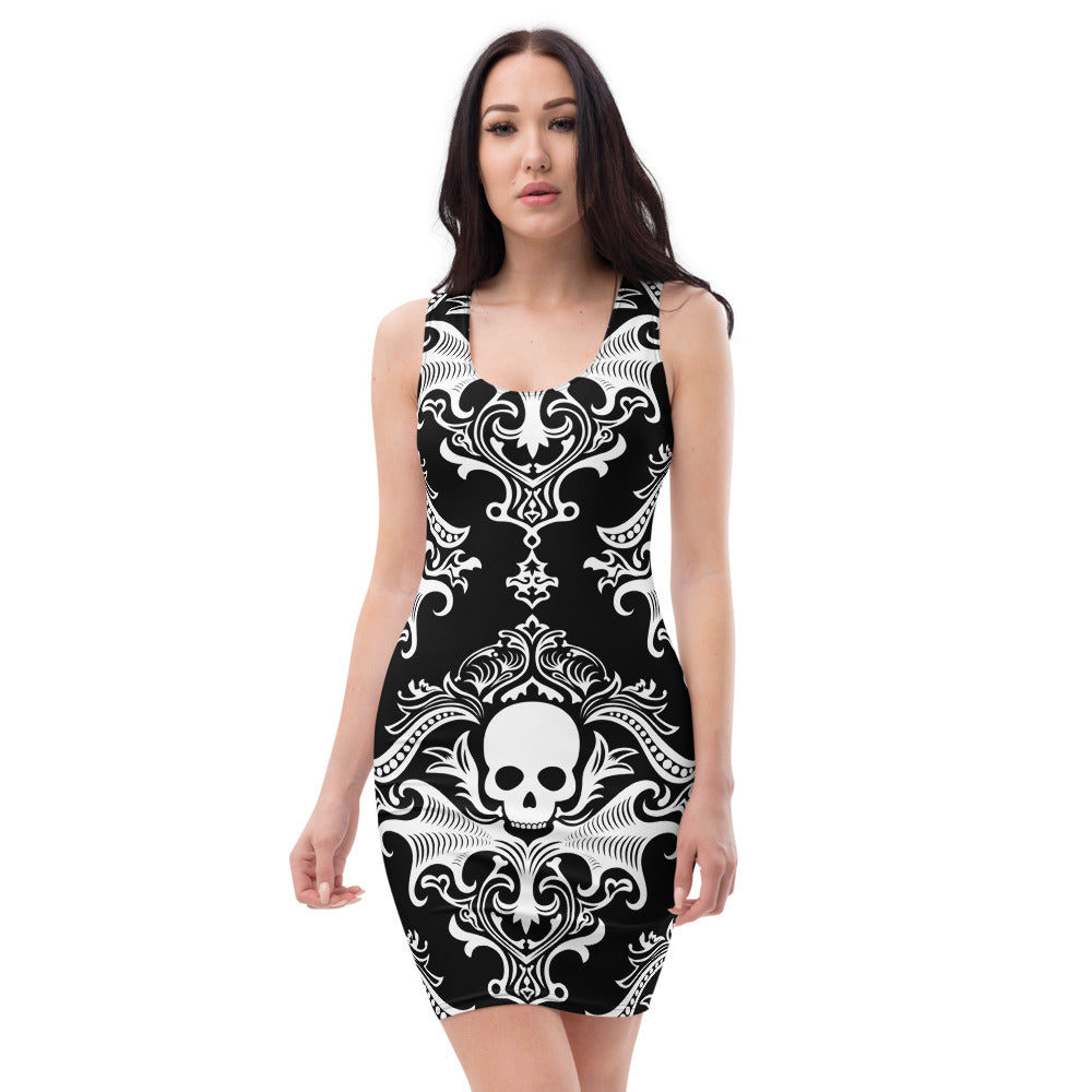 Gothic Victorian Skull Sublimated Dress