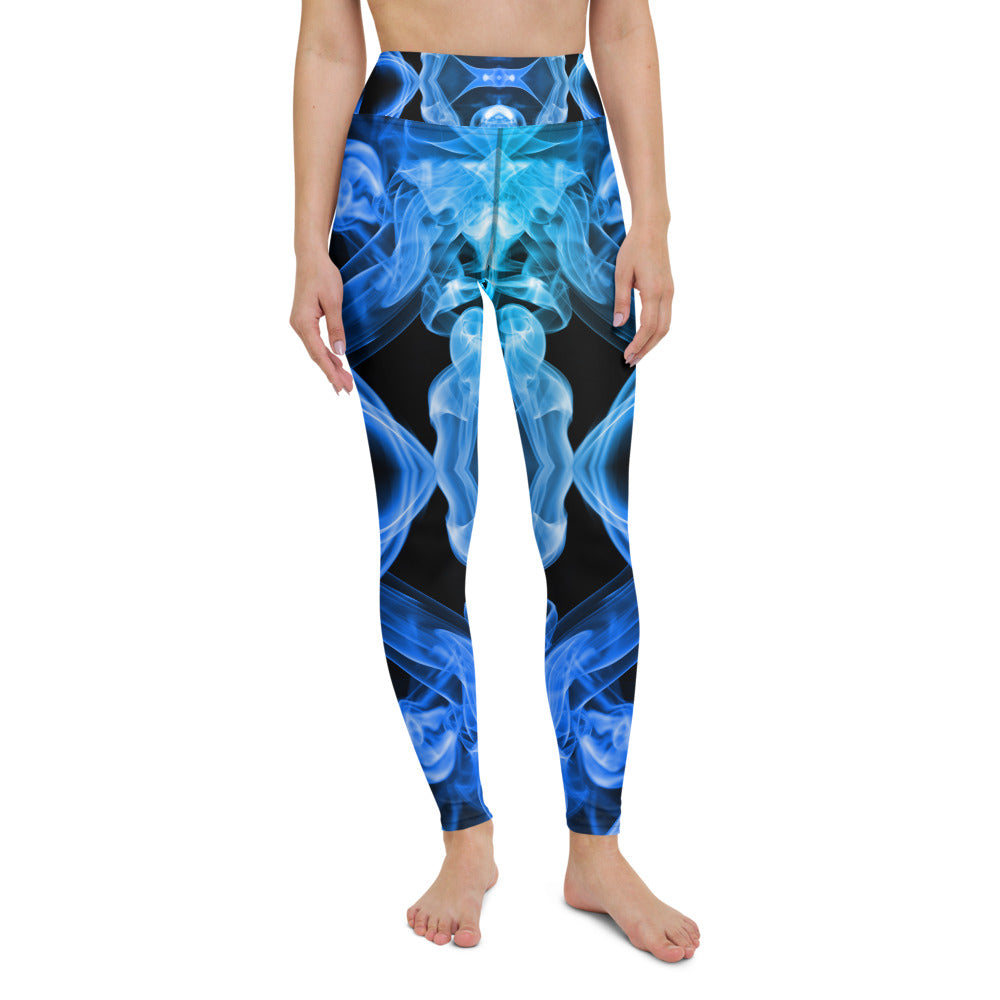 Blue Smoke Yoga Leggings