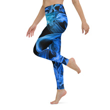 Load image into Gallery viewer, Blue Smoke Yoga Leggings
