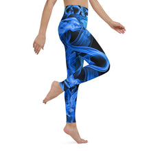 Load image into Gallery viewer, Blue Smoke Yoga Leggings
